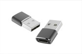 ADAPTER USB 2.0 męski / USB-C żeński (OTG) ART oem