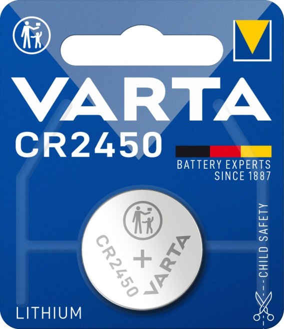 BATERIA LITOWA 3V CR2450 VARTA 1szt