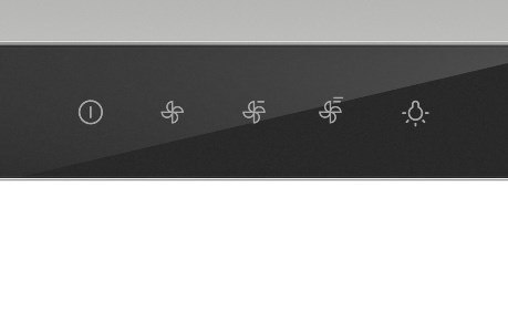 Okap teleskopowy GORENJE TH64E3SGB - front czarne szkło