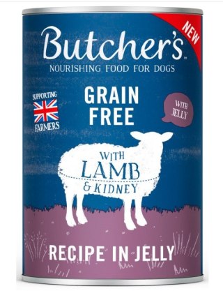 BUTCHER'S Original Recipe in Jelly Jagnięcina w galaretce - mokra karma dla psa - 400 g