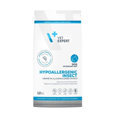 VetExpert Veterinary Diet Hypoallergenic Insect dog 12kg