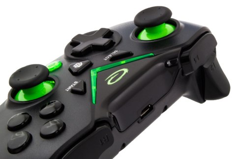 Gamepad bezprzewodowy Esperanza EGG112K (PC, PS3, Xbox One; kolor czarny, kolor zielony) Gamepad bezprzewodowy Esperanza EGG112K (PC, PS3, Xbox One; kolor czarny, kolor zielony)