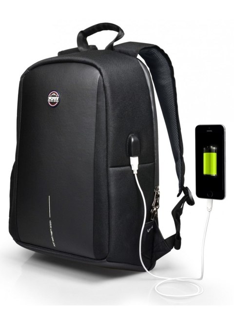 Plecak na laptopa PORT DESIGNS Chicago EVO 400508 (13/15,6"; Anti-Theft; kolor czarny) Plecak na laptopa PORT DESIGNS Chicago EVO 400508 (13/15,6"; Anti-Theft; kolor czarny)