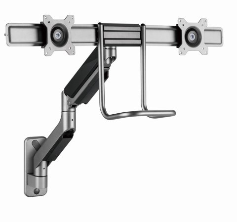 GEMBIRD ŚCIENNE REGULOWANE RAMIĘ/UCHWYT NA 2 MONITORY 17-32, VESA 100X100MM, DO 8 KG GEMBIRD ŚCIENNE REGULOWANE RAMIĘ/UCHWYT NA 2 MONITORY 17-32, VESA 100X100MM, DO 8 KG