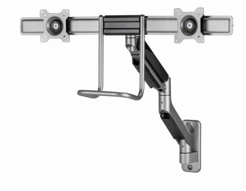 GEMBIRD ŚCIENNE REGULOWANE RAMIĘ/UCHWYT NA 2 MONITORY 17-32, VESA 100X100MM, DO 8 KG GEMBIRD ŚCIENNE REGULOWANE RAMIĘ/UCHWYT NA 2 MONITORY 17-32, VESA 100X100MM, DO 8 KG