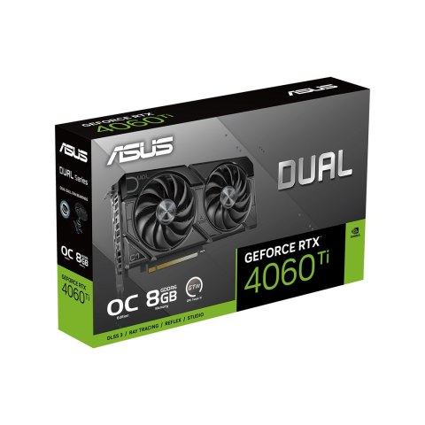 Karta graficzna ASUS Dual GeForce RTX 4060 Ti 8GB OC EVO GDDR6 Karta graficzna ASUS Dual GeForce RTX 4060 Ti 8GB OC EVO GDDR6