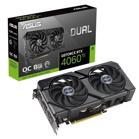 Karta graficzna ASUS Dual GeForce RTX 4060 Ti 8GB OC EVO GDDR6 Karta graficzna ASUS Dual GeForce RTX 4060 Ti 8GB OC EVO GDDR6