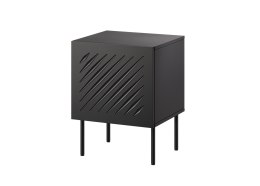 Szafka nocna 2szt SIENA 44,5x40x59 czarny mat