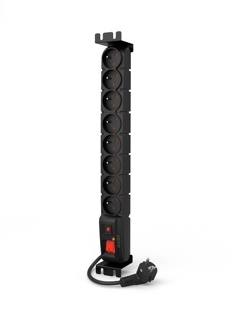 Listwa zasilająca Acar S8 FA RACK (3m ; czarny)