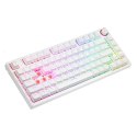 SAVIO KLAWIATURA MECHANICZNA BEZPRZEWODOWA PHENIX WHITE GATERON RED PRO ABS