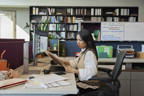 HP Klawiatura ergonomiczna bezprzewodowa + numeryczna 965 7E756AA czarna