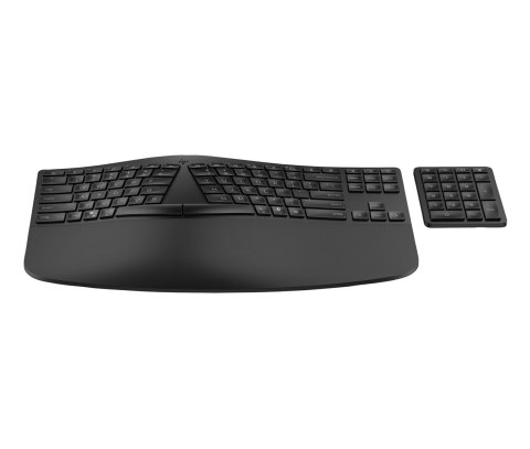 HP Klawiatura ergonomiczna bezprzewodowa + numeryczna 965 7E756AA czarna