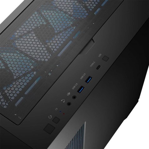 MODECOM OBUDOWA HORIZON ARGB FLOW MIDI USB TYPE -C CZARNA