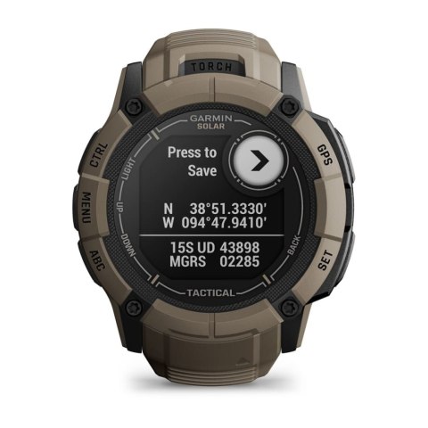 Zegarek Garmin Instinct 2X Solar - Tactical Edition Coyote Tan