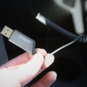 SAVIO TRANSMITER AUX, USB, BLUETOOTH 5.3, FUNKCJA ZESTAWU GŁOŚNOMÓWIĄCEGO, TR-16