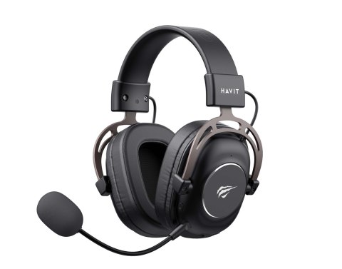 Słuchawki gamingowe Havit 2.4G H2002YG (czarno-ochrowy)
