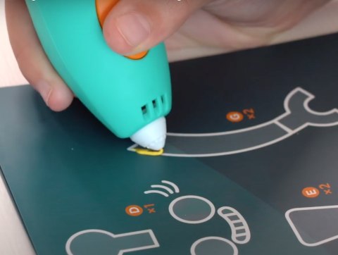 3DOODLER DŁUGOPIS DO DRUKU 3D DLA DZIECI W WIEKU OD 6 LAT 3DOODLER START PLUS, ZESTAW PODSTAWOWY SPLUS