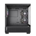 GEMBIRD OBUDOWA FORNAX X550 AQUARIUM MIDI-TOWER (2X USB 3.1, 1X USB TYPE-C) 3X FAN, CZARNA