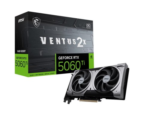 Karta graficzna MSI RTX 5060 Ti 16G VENTUS 2X OC PLUS
