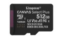 KINGSTON microSDXC 512GB Canvas Select Plus 3 + ADP