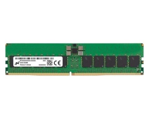 Micron RDIMM 32GB DDR5 2Rx8 6400MHz PC5-51200 ECC REGISTERED MTC20F2085S1RC64BD2R