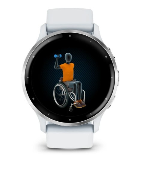 Zegarek sportowy Garmin Venu 3 AMOLED 45mm Biały (WYPRZEDAŻ)