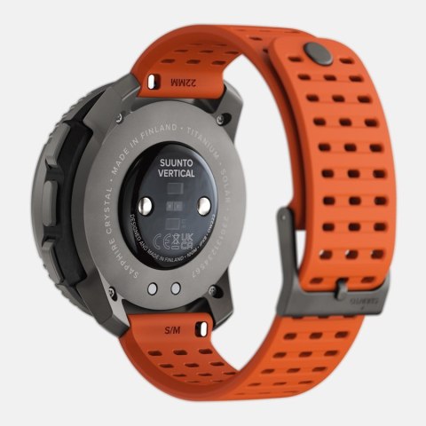 Zegarek sportowy Suunto Vertical Titanium Solar Canyon 49mm Czarny (WYPRZEDAŻ)