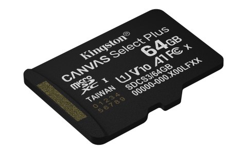 KINGSTON microSDXC 64GB Canvas Select Plus Gen3
