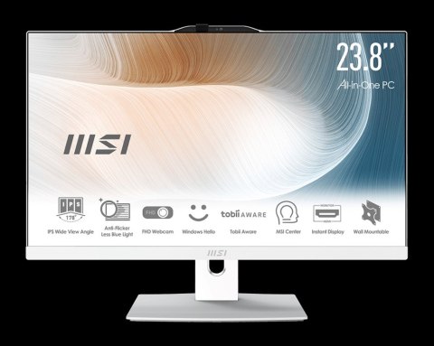 MSI AIO Modern AM242P 12M-2005EU Intel i5-1235U 24" IPS LED FHD Non-Touch Anti-Glare 16GB SSD500GB M.2 AX211 WiFi 6E Windows 11 