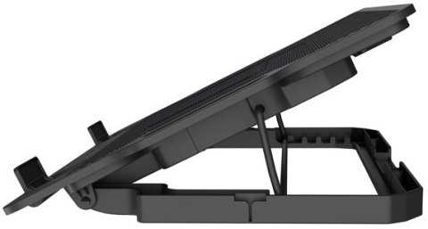 NATEC PODSTAWKA CHŁODZĄCA DIPPER 2 12.1-17.3'' Z WENTYLATOREM, PODŚWIETLENIE, USB
