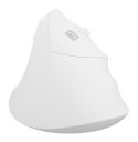 NATEC MYSZ WERTYKALNA CRAKE 2 BEZPRZEWODOWA 2400DPI BT 5.2 +2.4GHZ BIAŁA