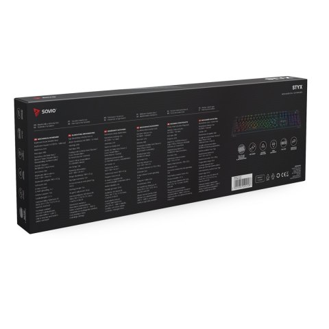 SAVIO KLAWIATURA MECHANICZNA STYX OUTEMU BROWN HOT SWAP RGB