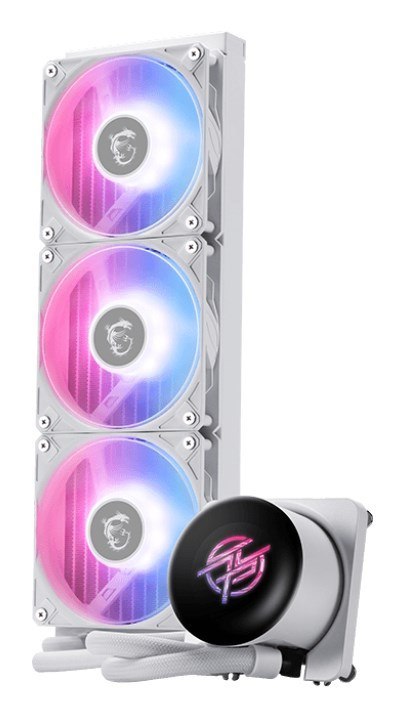 Chłodzenie wodne MSI MPG CORELIQUID P13 360 WHITE ARGB 3x120mm