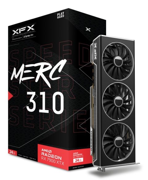 Karta graficzna XFX Radeon RX 7900 XTX SPEEDSTER MERC310 BLACK Gaming 24GB HDM 3 FAN