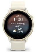 Zegarek Garmin Vivoactive 6 42mm Bone/Lunar Gold