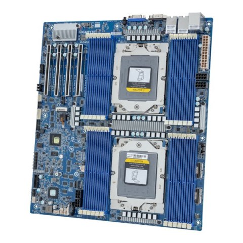 Płyta główna Gigabyte MZ73-LM1 rev.3 2x SP5 AMD Epyc 9004/9005 SoC (24x DIMM, 3x SlimSAS, 1xM.2, 2x10Gbe, IPMI, E-ATX)