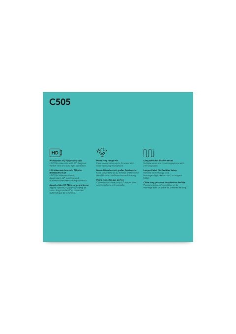 KAMERA LOGITECH C505 HD