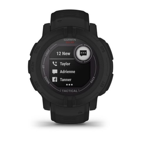 Zegarek Garmin Instinct 2 Solar Tactical Czarny , 22mm (WYPRZEDAŻ)