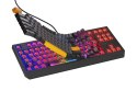 KLAWIATURA DLA GRACZY GENESIS THOR 230 TKL ANCHOR GRAY NEGATIVE US RGB MECHANICZNA OUTEMU RED