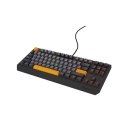 KLAWIATURA DLA GRACZY GENESIS THOR 230 TKL ANCHOR GRAY NEGATIVE US RGB MECHANICZNA OUTEMU RED