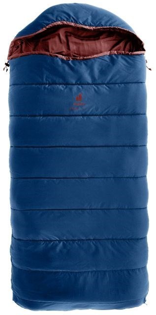 Śpiwór dziecięcy Deuter Starlight SQ (130-170 cm) - nightblue/redwood