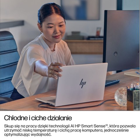 HP EliteBook G8 Ultra 7 255U 14.0"WUXGA IPS 400nits AG 32GB DDR5 5600 SSD1TB Intel Arc Cam 5 Mpx W11Pro Srebrny lodowiec 3Y OnSi