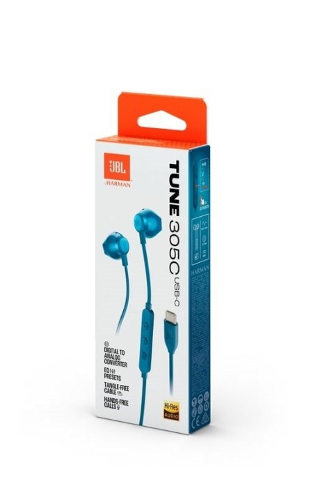 Słuchawki douszne JBL Tune 305C Niebieski