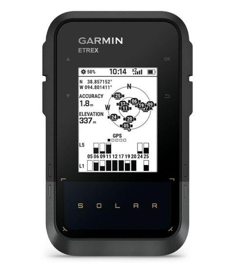 Nawigacja turystyczna Garmin eTrex SE GPS Solar Czarny/Szary + Czujnik Garmin HRM Dual
