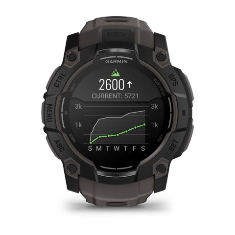 Zegarek sportowy Garmin Instinct 3 AMOLED 50mm Czarny
