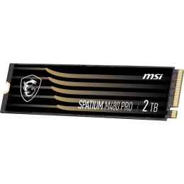 Dysk SSD MSI SPATIUM M480 Pro 2TB PCIe 4.0 NVMe M.2 2280 (WYPRZEDAŻ)