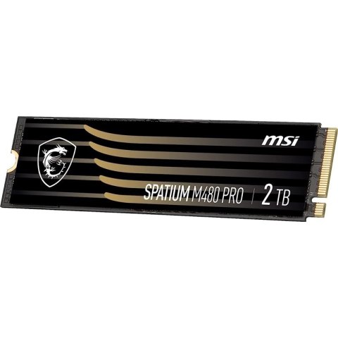 Dysk SSD MSI SPATIUM M480 Pro 2TB PCIe 4.0 NVMe M.2 2280 (WYPRZEDAŻ)