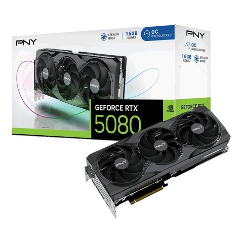 Karta graf. PNY GeForce RTX 5080 16GB OC 3-FAN