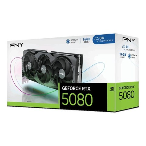 Karta graf. PNY GeForce RTX 5080 16GB OC 3-FAN