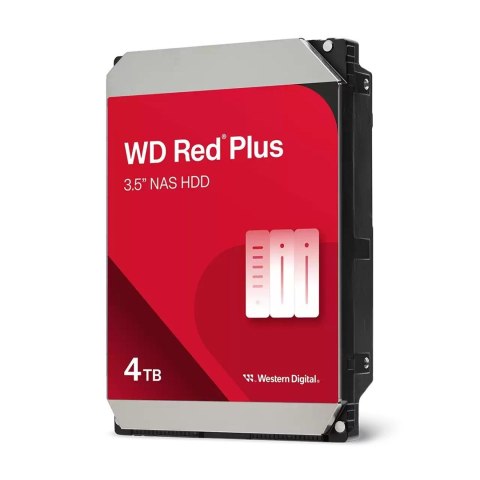 Dysk HDD WD Red Plus WD40EFZZ (4 TB ; 3.5"; 256 MB; 5400 obr/min)